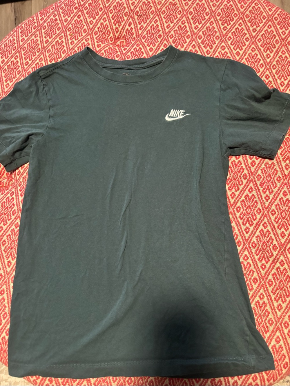 Nike Dark Teal Crewneck Logo T-Shirt